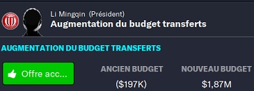 10.1 budget transfert