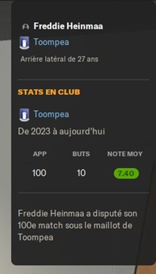 Heinmaa match montee