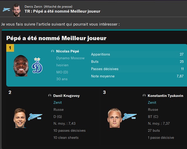 23.2 meilleur joueur