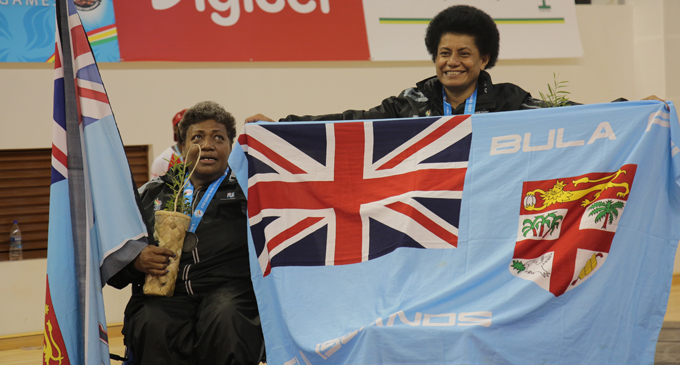 Team-Fiji-Para-Table-Tennis-gold-and-silver-medalists-from-left-Akanisi-Latu-and-Mere-Rodan-at-the-Korman-Sporting-Complex-Port-Vila-last-night