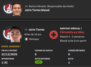 01.2 torres blessé