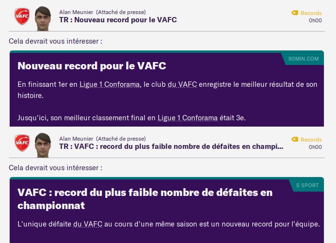 Saison 2022-23 - Nouveaux Records VAFC