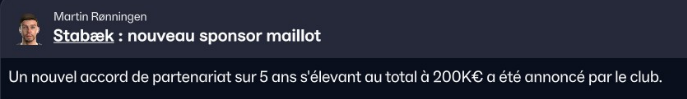 nouveau sponsor maillot