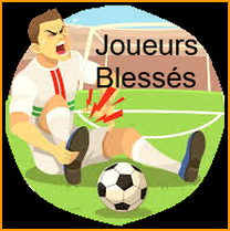 joueurs blessés