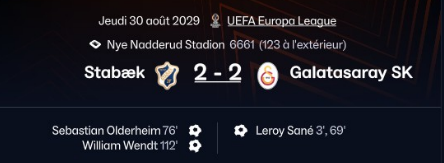 match retour barrage