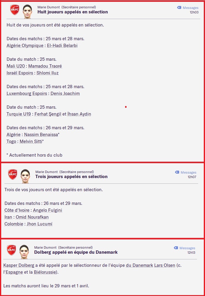 Sélections - Mars 2025