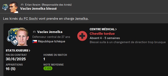 09.1 jemelka blessé