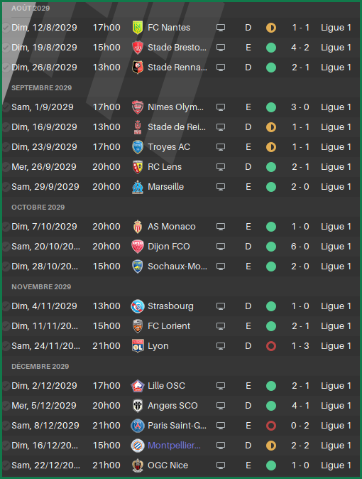 L1-Calendrier