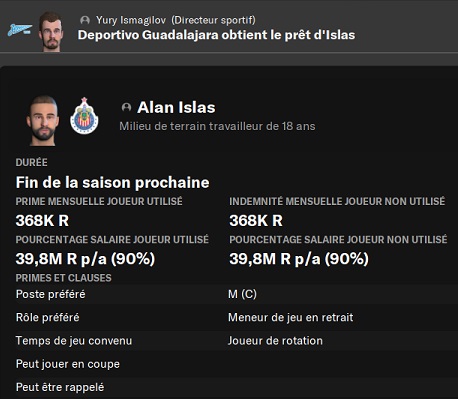 17.5 islas prêté 2 saisons