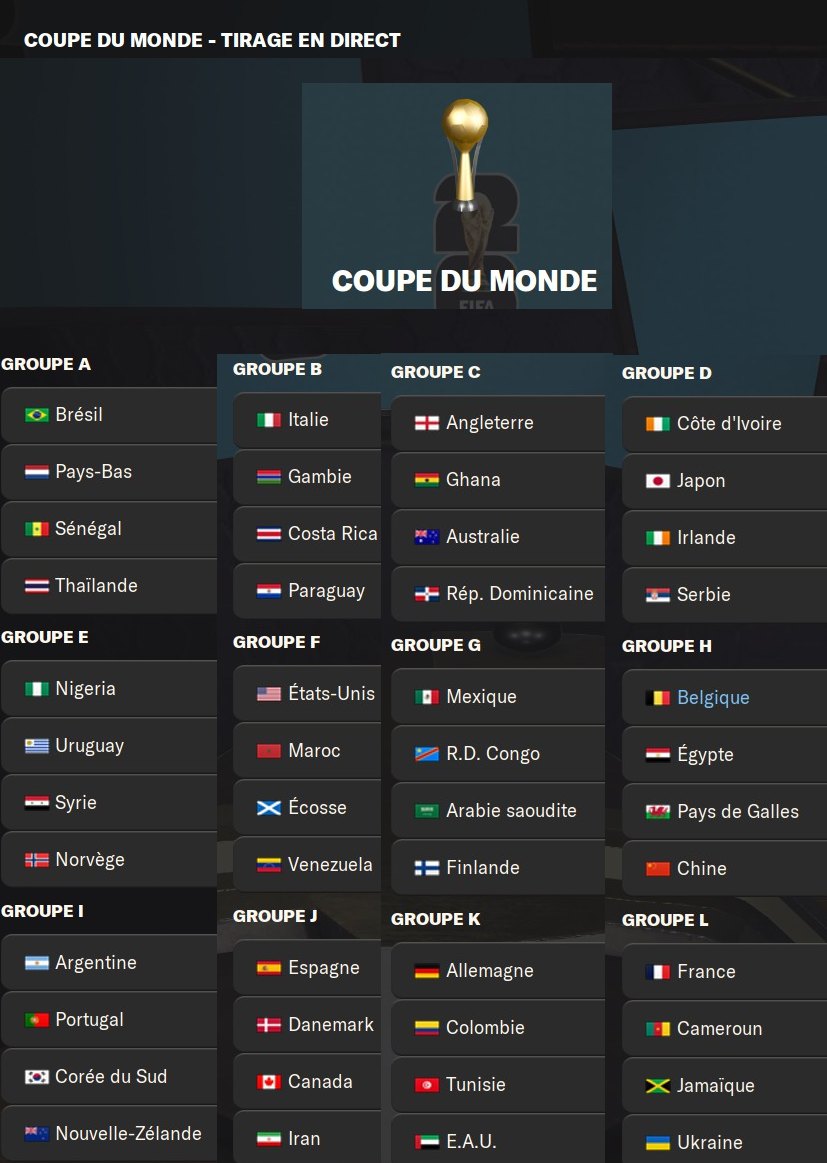 tirage CDM