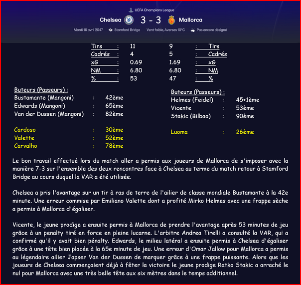 quart retour ucl