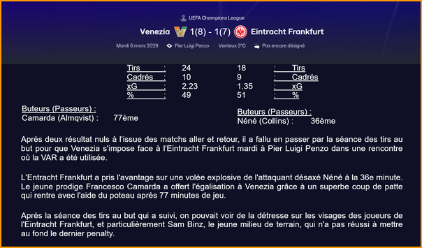 huitiĂšme retour ucl
